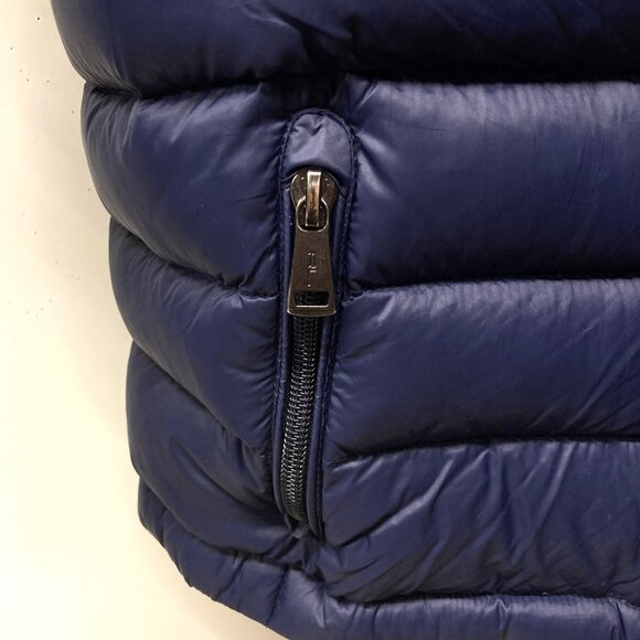 Polo Ralph Lauren Boy's Size 7 Blue Down Parka Puffer Hooded Pockets Zipper - Picture 3 of 9